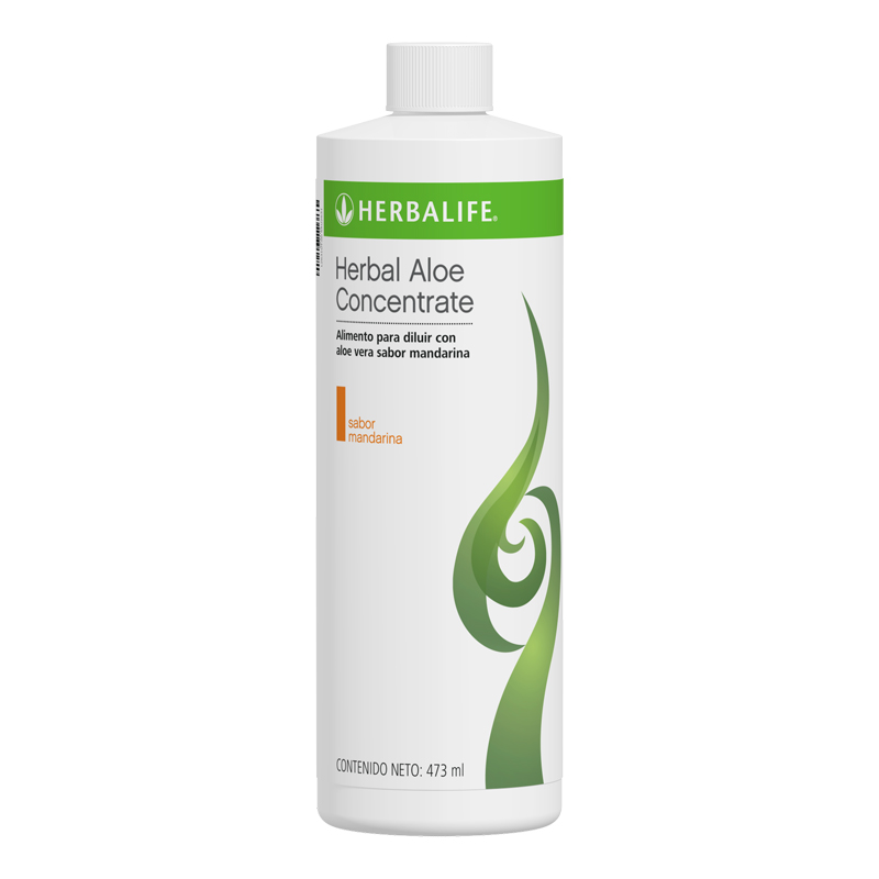 Herbal Aloe Concentrado Mandarina 473ml Herbalife Uruguay
